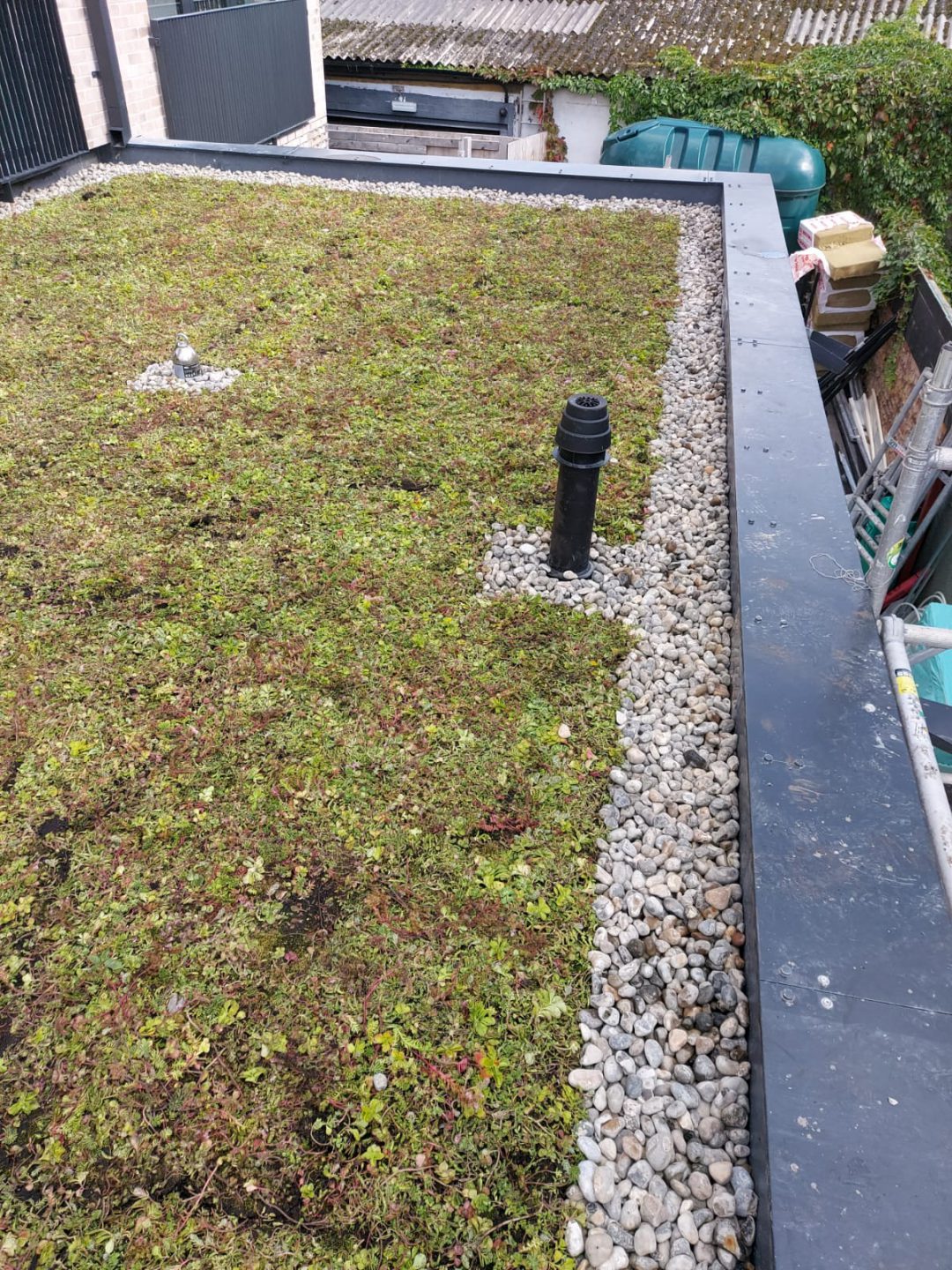 Green, Blue and Brown Roofs